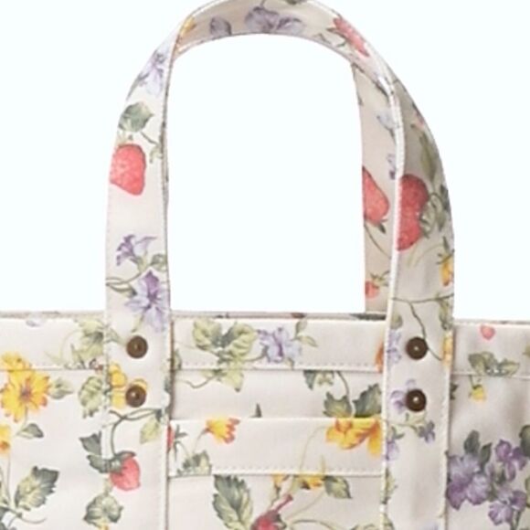 NWT Polo RALPH LAUREN Floral Big Pony Canvas Mini Tote new with tag - Picture 7 of 10